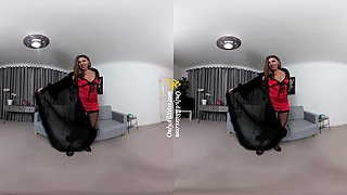 Chloe French Solo - Lingerie Striptease Nylons Heels