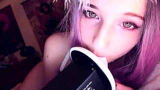 AftynRose ASMR Sweet Angel Licking Video!