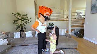 My Fake Blind Walking Stick Made Scarlett Rosewood Cum Hard & Take Creampie