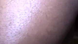 Latina Swallows Cum in Shower