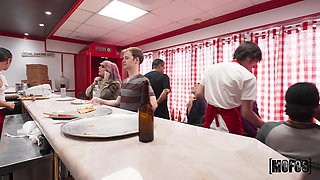 Scarlett Karli's Pizza Affair Sparks a Wild Passion