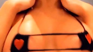 Beautiful brunette in sexy solo fingering masturbation 2 wmv
