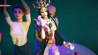 Bigtits in 3D: a Goddess Awakens - 3D Animation