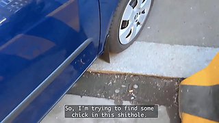 Vip4k. nasty slut blows a load while cheating on her bf with a stranger right in front of him