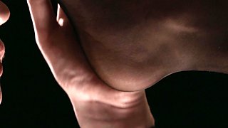 Fetish glam lesbian bitch uses strapon