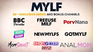 Mylf - sexy model Vicky Love takes photographer's teenage cock deep inwards her cougar pussy