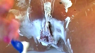 Blonde Fingers Dripping Wet Pussy in Shower