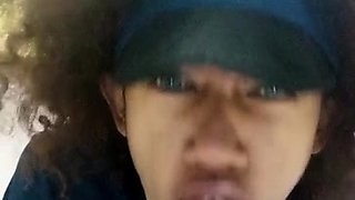 Curly Police Officer With Blue Eyes Sucks A Big Dildo For