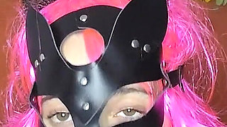 My Natural, Big Tits Are Throbbing! Pussy Mask on, I'm Pleasuring Myself
