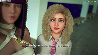 Shadows of Desire by Shamandev - College Cosplay Event, Classroom Masturbation 61