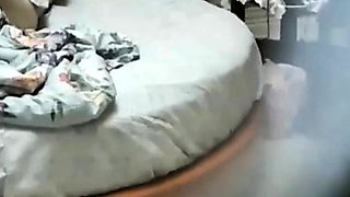 Cute amateur Asian web cam girl teases her great body