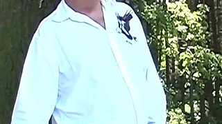 Olds fuck dolls - grandpa Mireck fucks 18yo girl Ashley Sweet in the forest