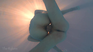 Love Making in the Pool! Our Neighbors Love to Catch Us!