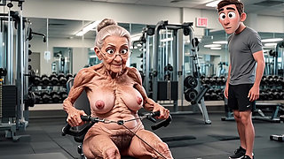 Old Ladies in the Gym