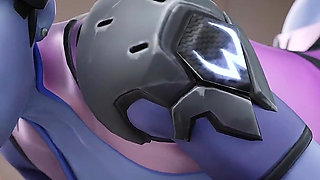 Overwatch Slut Widowmaker Anal Fuck for Money 3D Animation