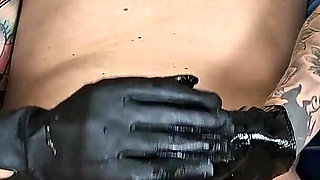 Crazy Glove Handjob