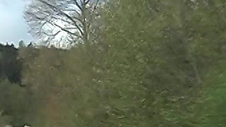 Olds Fuck Dolls - Young Slut Sarah Sweet Giving POV Blowjob to Old Man in Car