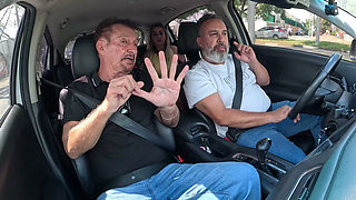 Carlos Urach Makes His Debut with Two Hot Babes Riding Shotgun with Ted.