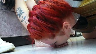 Nicole Sweaty Feet For A Fat And Clumsy Bitch