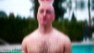 Sloppy blowjob clip with voluptuous Zac Wild and Fit Kitty from Riggs Films