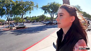 Amateur cutie Veronica Church takes money to have a quickie