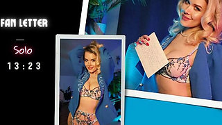 Fan Letter, Masturbation, Butt Plug, Squirt, Orgasm