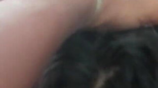 Step Mum Is Having Milk Shake After Having Shower