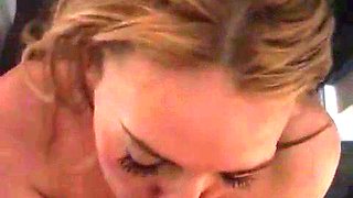 Mexicana blowjob with her big boobs