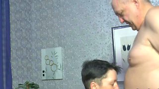 German amateur old couple Nicole S and Willi hardcore sex