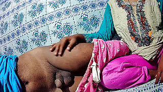 Big duck Indian man and woman sex in the jungle