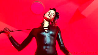 Beat Your Balls and Eat It - Ebony Femdom Goddess Rosie Reed CBT and Cum Eating Instruction Domination POV - Standard Definition