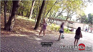 Deutsche Amateure In Risky Outdoor Public Sex With Hot German Blonde Milf