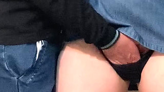 Wow!!! Perv Stranger's Hand in My Sexy Panties