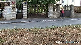 Czech Jacker 23: Bus Stop Bounty - the Blonde’s Tits Tease