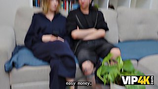 Blonde Hentai Vixen Begs Her Man Not to Wake Up While She Devours a Rough Strangers Throbb