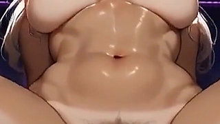 Riding Cock Anime Girl! Asmr Pussy