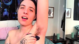 Pearl Sage smelling my dirty panties for you