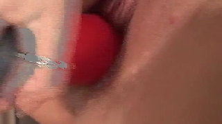 Busty Long Hair Babe Fucking Her Tight Cunt