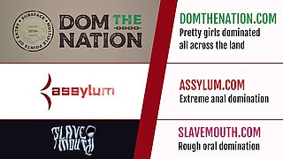 Waxed and flogged BDSM anal teen