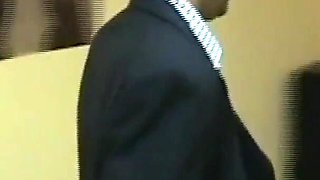 Busty Mature Masked Babe Drinks Cum After Being Fucked by Two Big Cocks