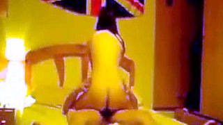 French Brunette College Couple on Webcam