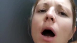 Risky Fuck In The Toilet