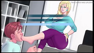 Sexnote - All sex scenes, taboo, hentai, porn game, episode.7, fucking two stepmoms with strap-on