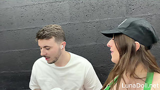 Facefucking, Deep throat, Pussy Licking And Rough Sex With The Big Ass Barista And Her Big Boobs - Luna Doll