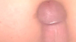 POV: I Fuck the Pantyhose Through the Hole and Cum Between Ass and Pantyhose