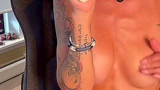 Horny Sandy Loves to Masturbate with Her Dildo