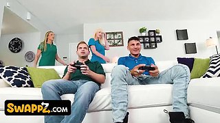 Busty Stepmoms Joslyn Jane & Kate Dee Swap Stepsons for Body Exam - Hardcore MILF Nurse Action