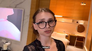 Don't Tell My Husband!" — Horny Wife Caught With Hentai, Pays With Her Holes