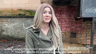 It's Cold, and She's Gone Out of Home with No Panties