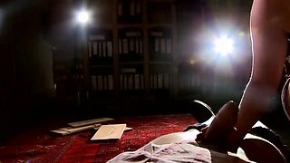 Brunette Slave with Long Legs Bound and Dominated by Black Master - Rough BDSM Fucking